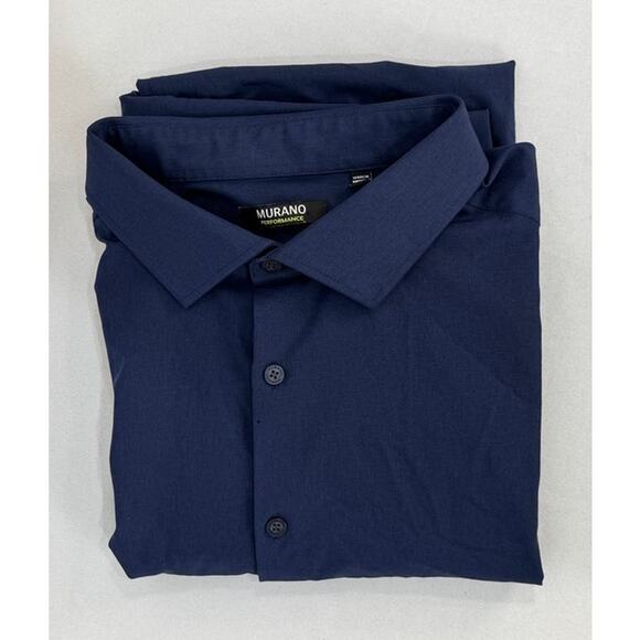 Murano Men's 3XB Performance Button-Down Long Sleeve Shirt - Picture 1 of 9